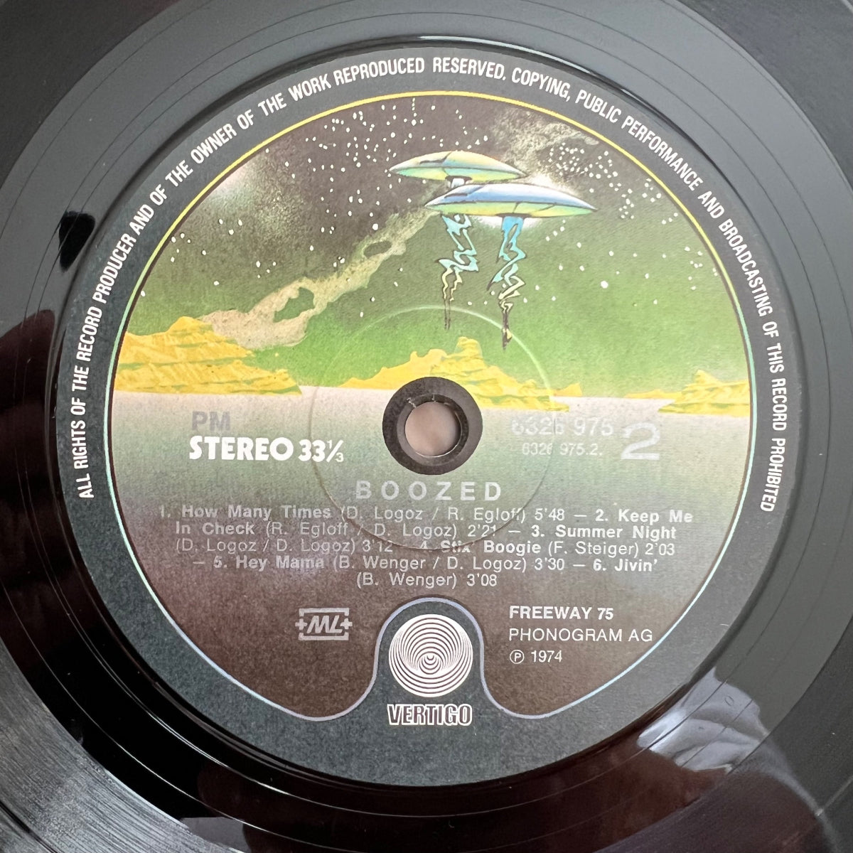 Freeway 75 - Boozed / 1. Swiss-Press. 1974 - (M-/VG++)