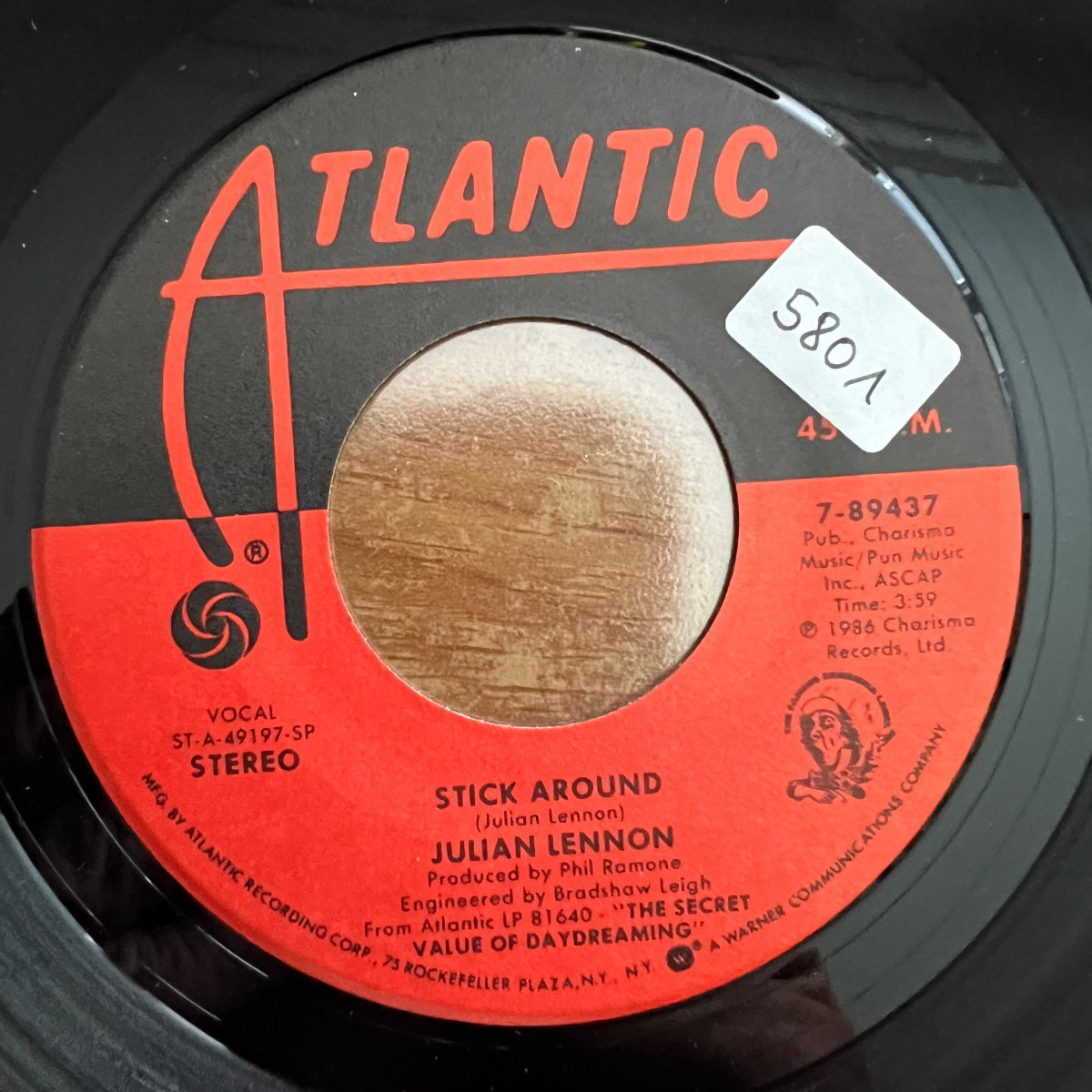 Julian Lennon - Stick Around / 1. US-Press. 1986 - (M-/VG++)