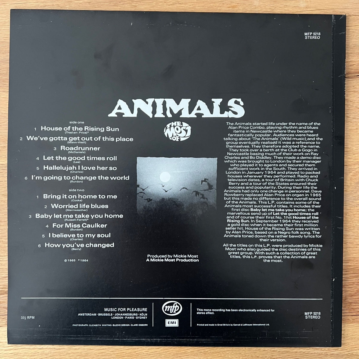 Animals - The Most Of / UK-Press. 1979 - (M-/VG++)