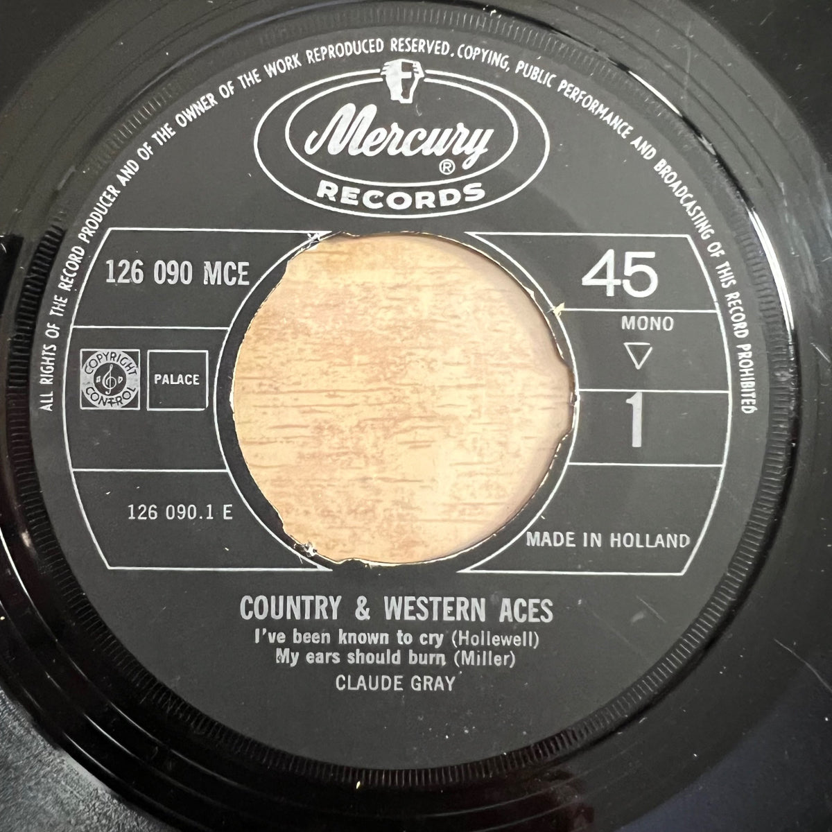 Claude Grey - Country & Western Aces / 7" EP - 1. NL-Press. 197? - (VG/VG+)
