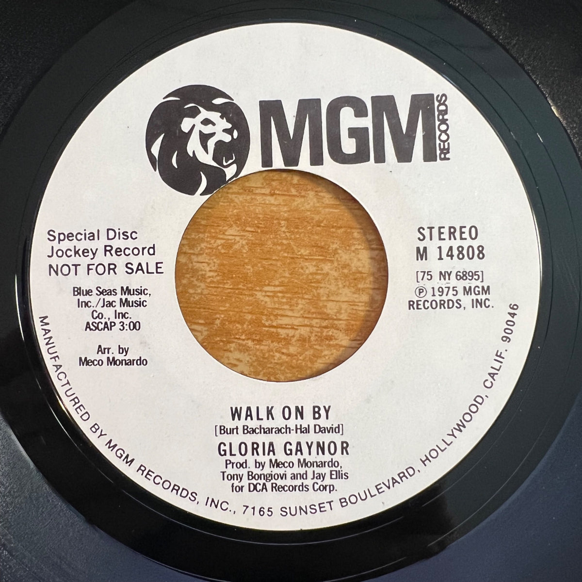 Gloria Gaynor - Walk On By / US-Promo 1975 - (M-/Neutral)