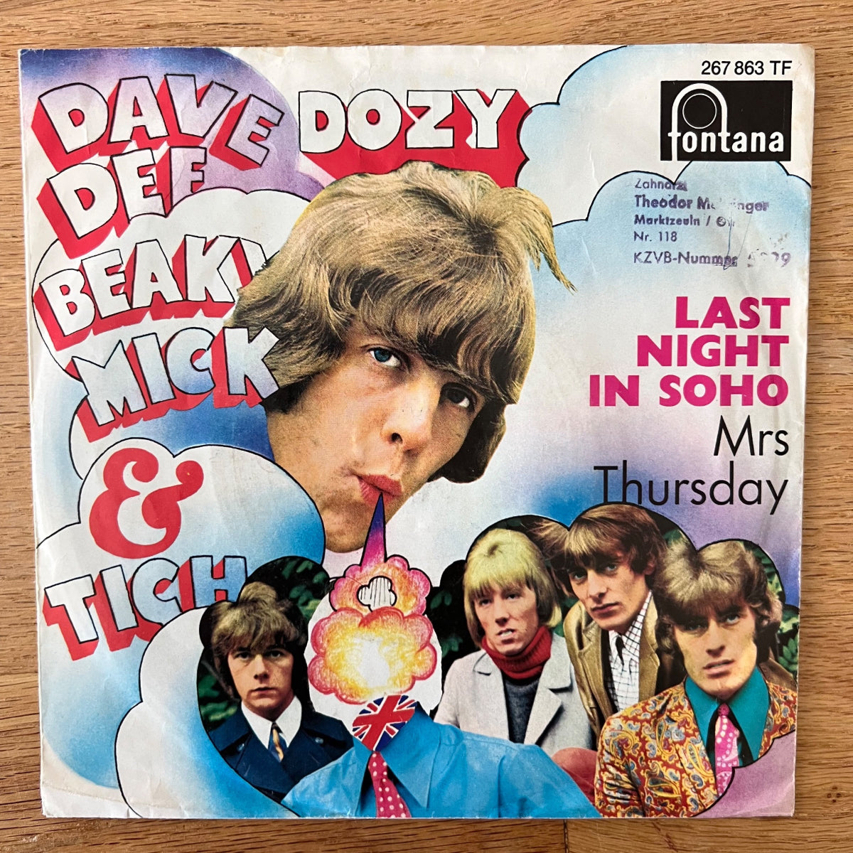 Dave Dee, Dozy, Beaky, Mick & Tich - Last Night In Soho / 1. D-Press. 1968 - (VG++/VG+)