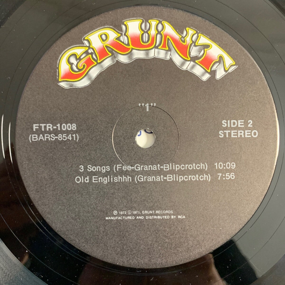 1 - 1 // LP - 1. US-Press. 1972 - Psychedelic Rock (M-/VG++)