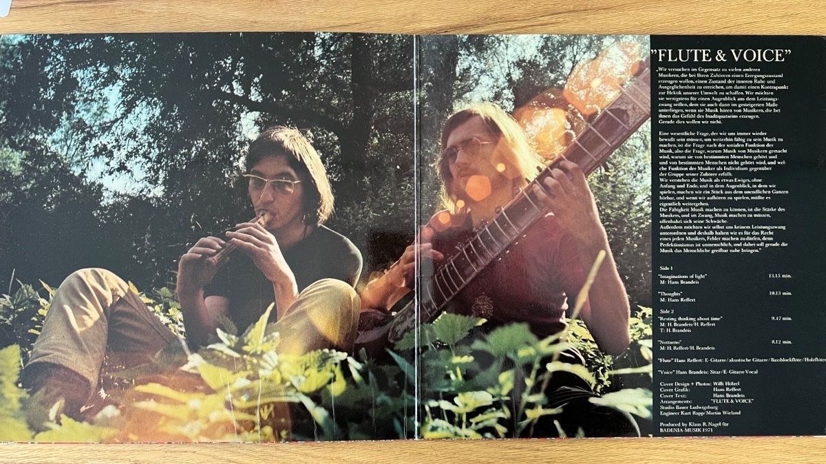 Flute & Voice - Imaginations Of Light / 1. D-Press. 1971 - (M-/M-)