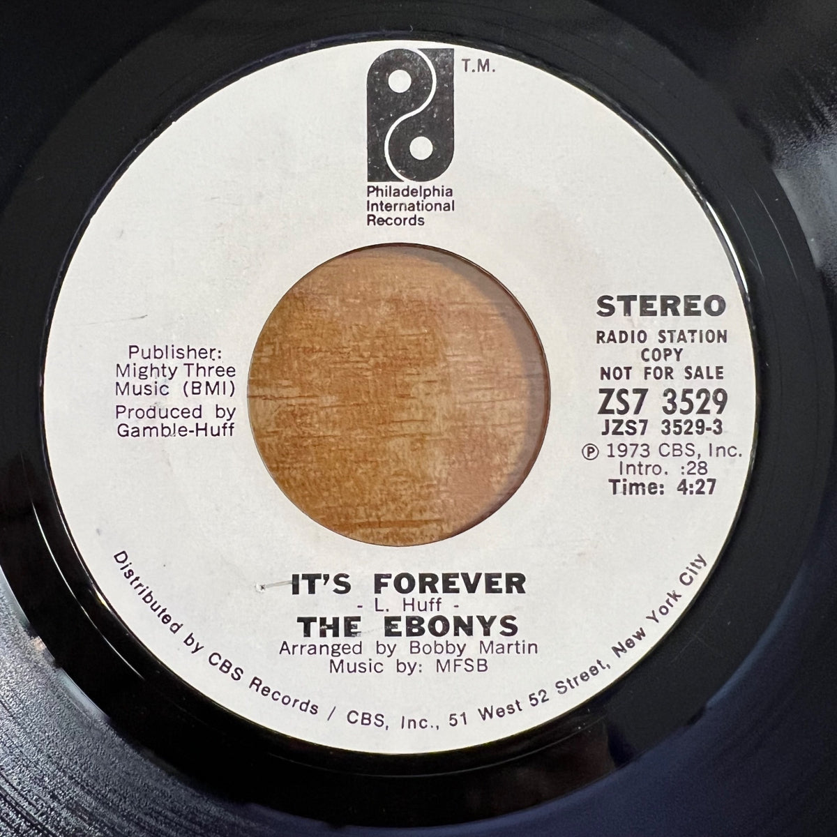 Ebonys - It's Forever / US-Promo 1973 - (VG+/Neutral)
