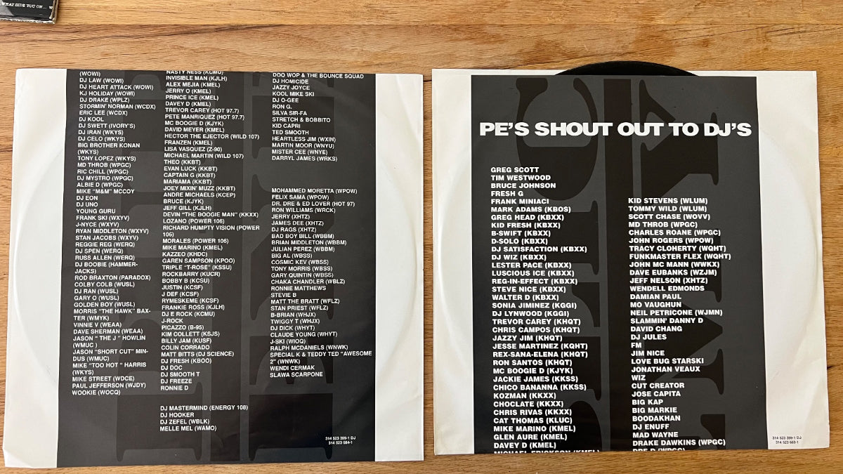 Public Enemy - Muse Sick-N-Hour Mess Age (Clean Version)/ 4 LPs - 1. US-Press. 1994 - (M-/VG+)