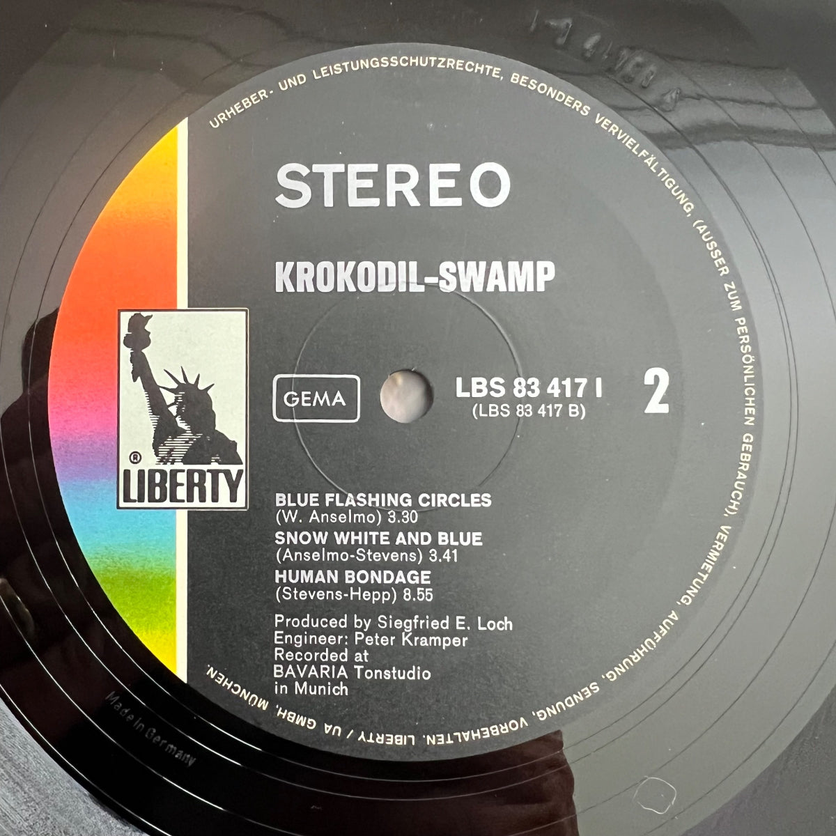 Krokodil - Swamp / 1. D-Press. 1970 - (VG+/VG++)