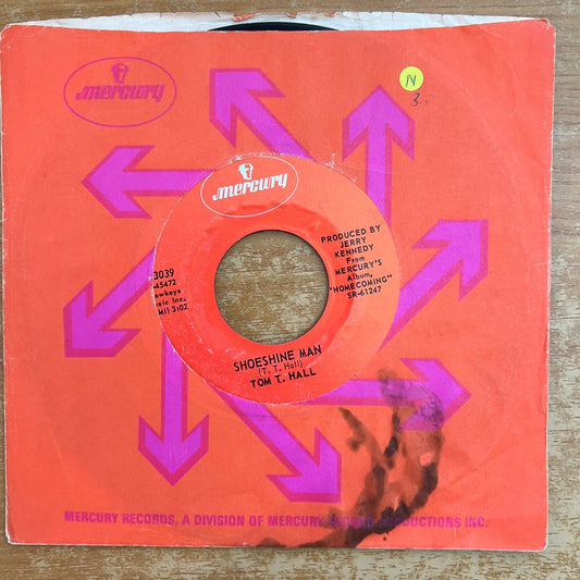 Tom T. Hall - Shoeshine Man / 1. US-Press. 1970 - (VG+/VG)
