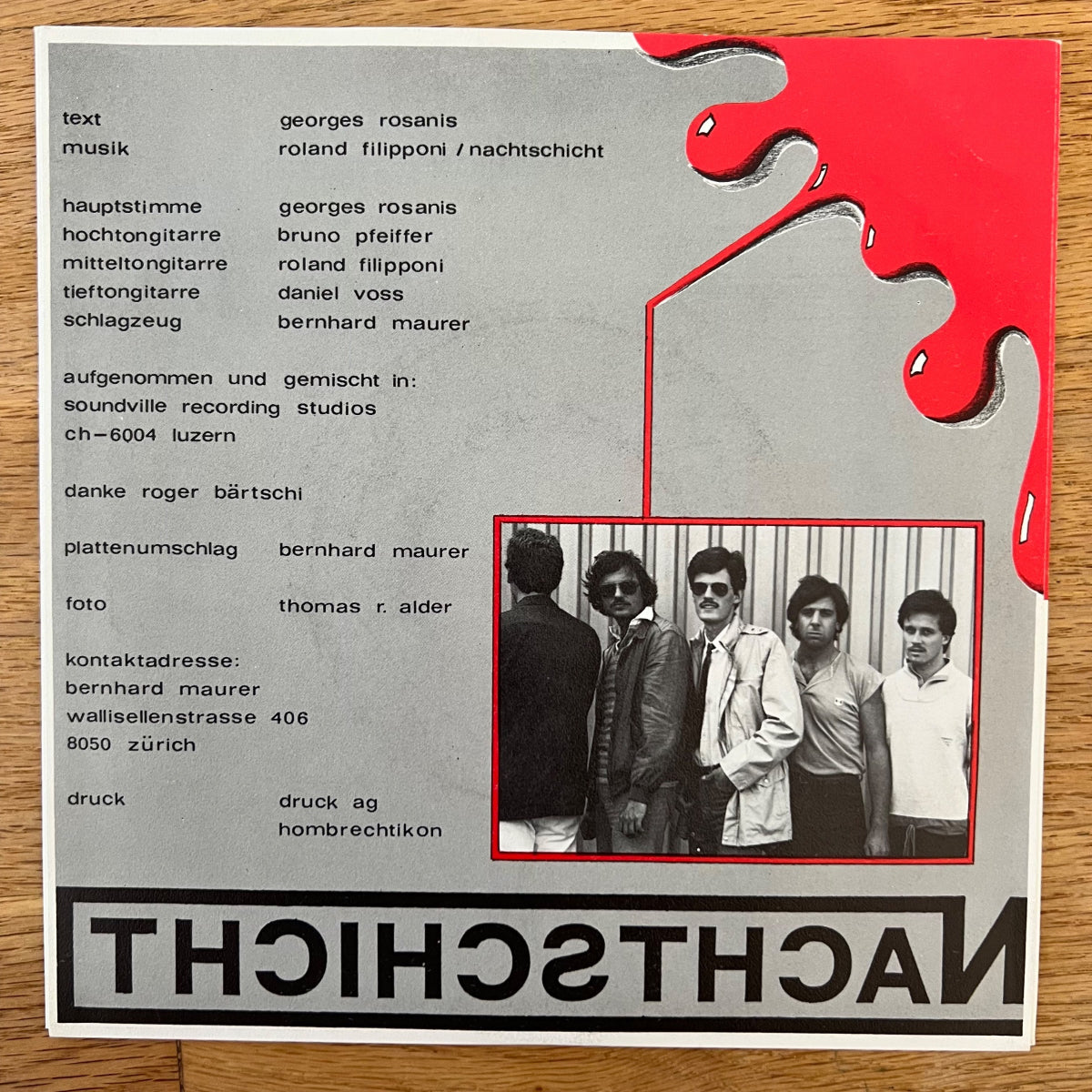 Nachtschicht - Egoischte / 1. Swiss-Press. 1983 - (M-/VG++)