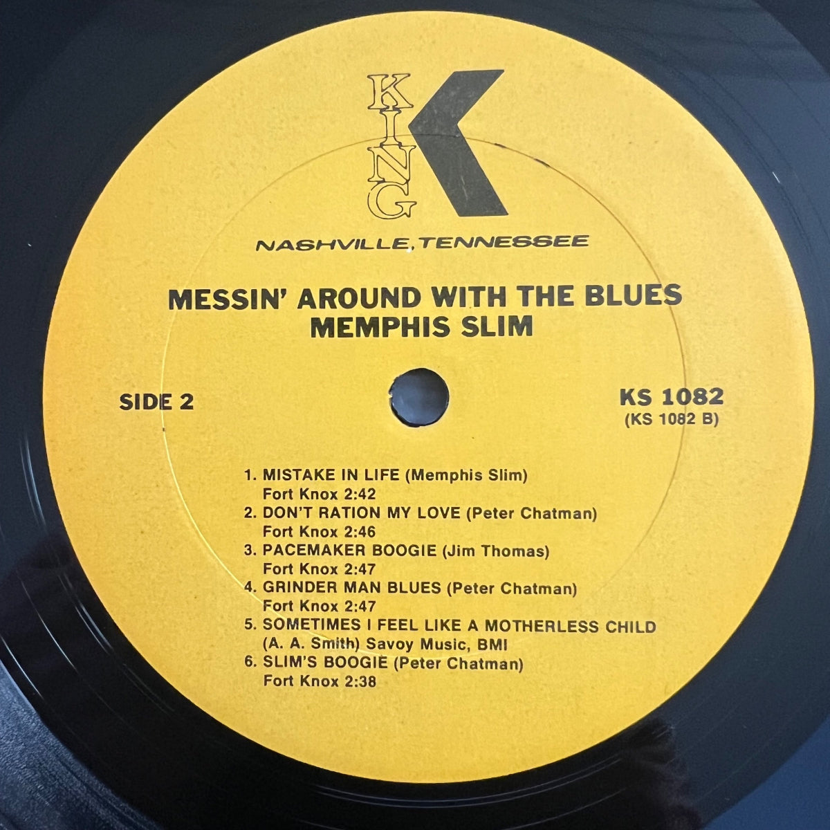 Memphis Slim - Messin' Around With The Blues / US-Press. 1976 - (M-/M-)