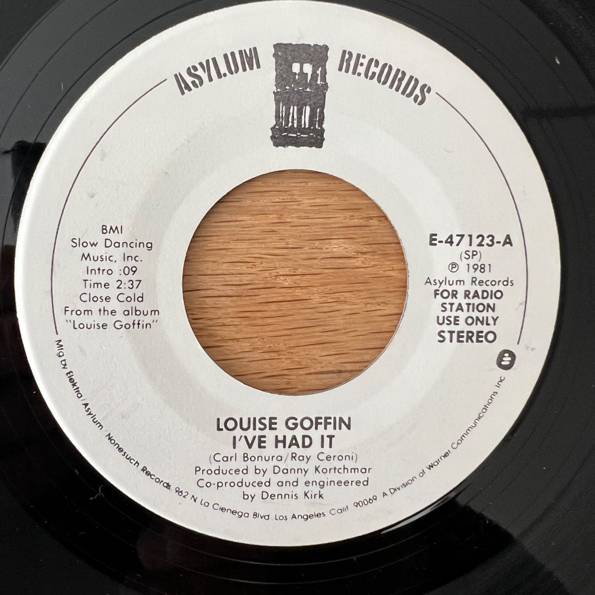 Louise Goffin - I've Had It / US-Promo 1981 - (M-/Neutral)