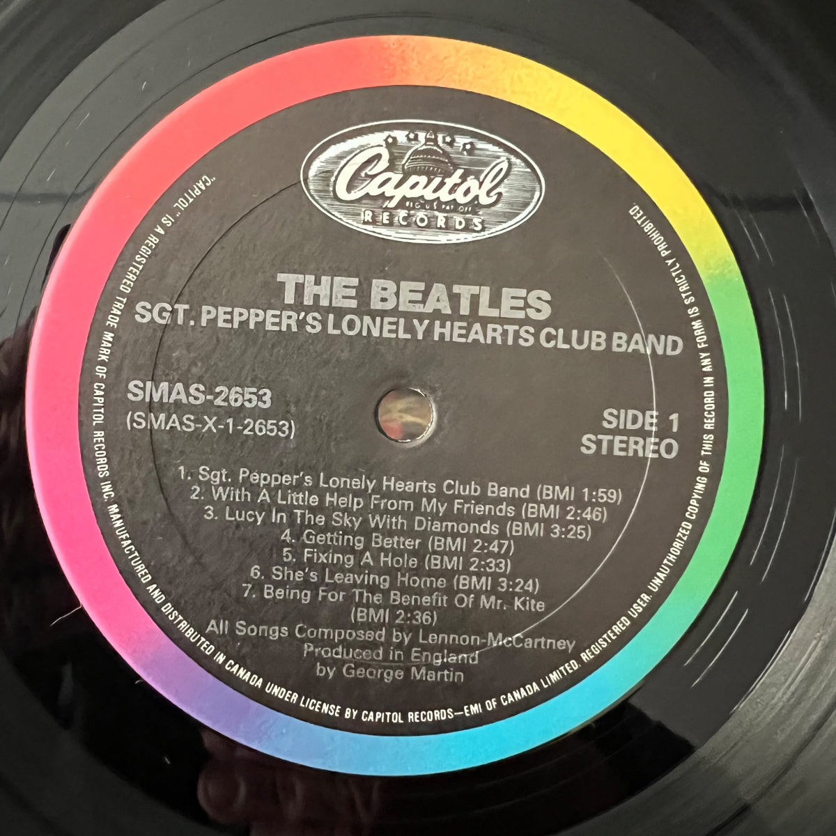 Beatles - Sgt. Pepper's Lonely Hearts Club Band / Canada-Press. 1983 - (M-/M-)