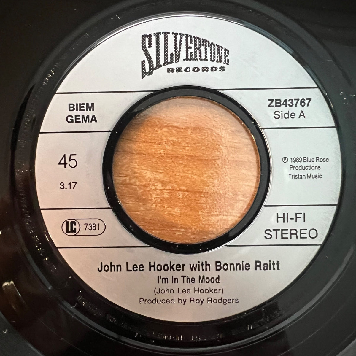 John Lee Hooker & Bonnie Raitt - I'm In The Mood / 1.EU-Press. 1990 - (M-/VG+)