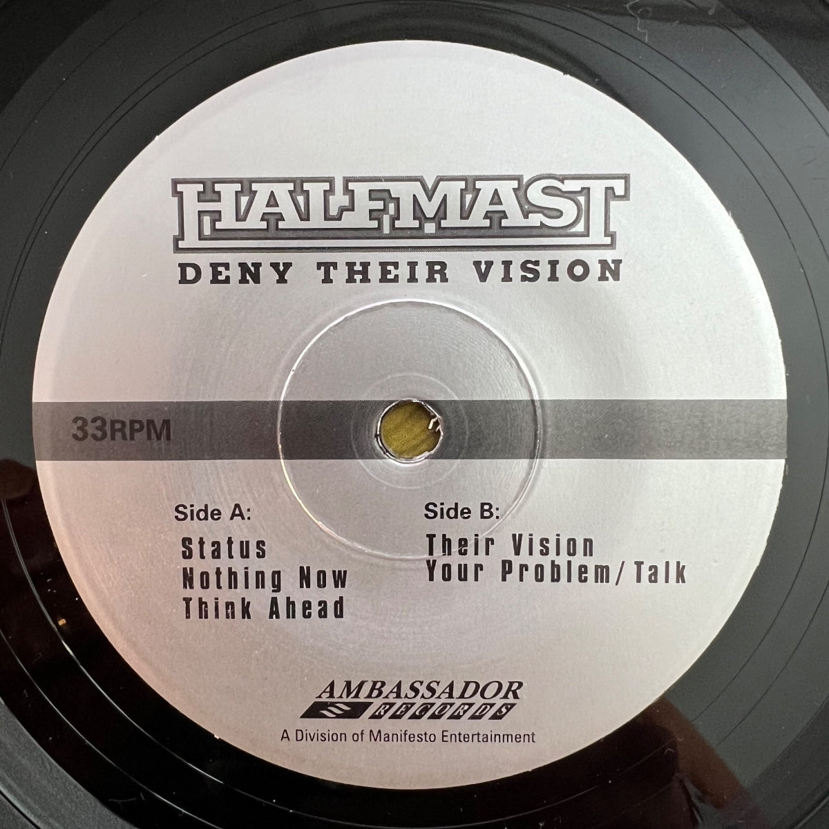 Halfmast - Deny Their Vision / 1. US-Press. 1996 - (M-/M-