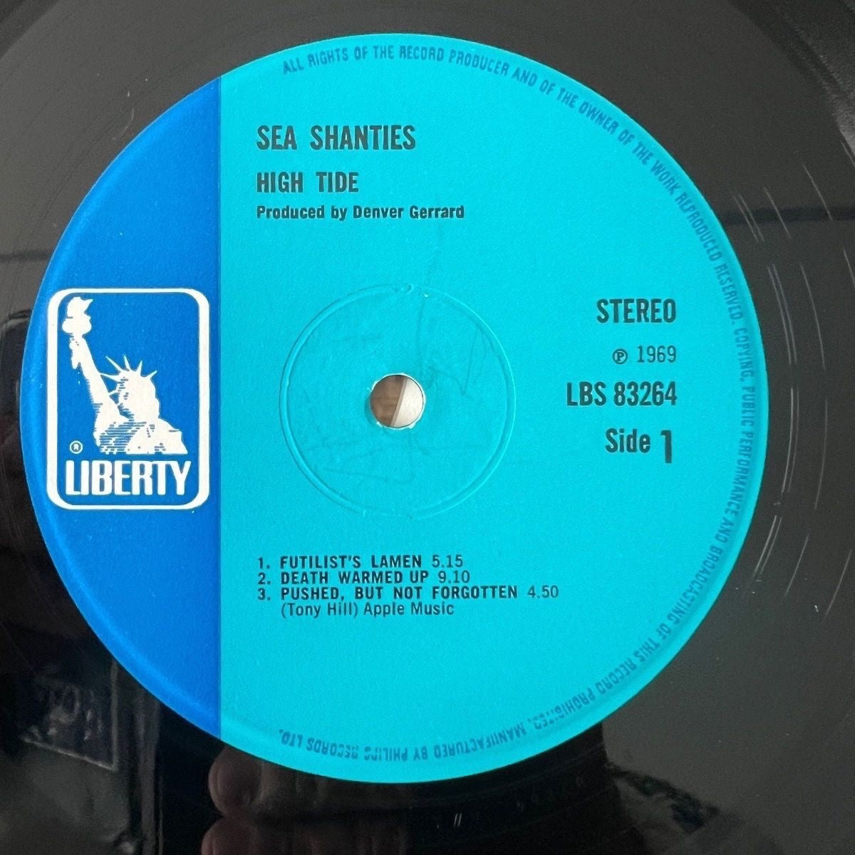 Marée haute - Chants de marins / 1ère édition britannique. 1969 - (VG+/VG++)