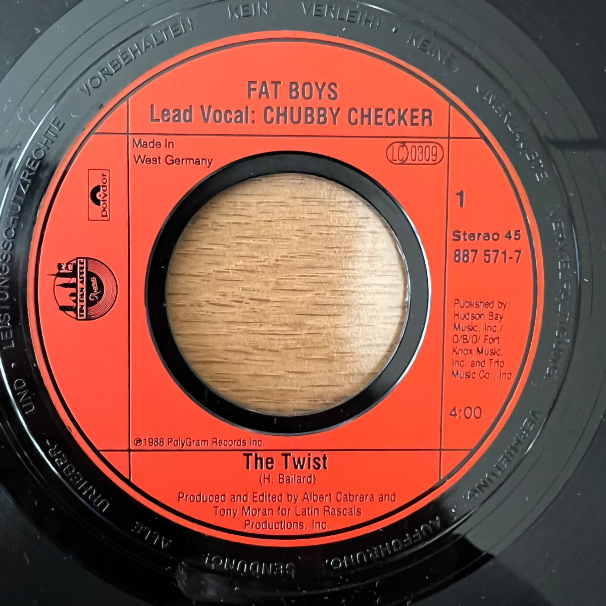 Fat Boys - The Twist / 1. D-Press. 1988 - (M-/M-)