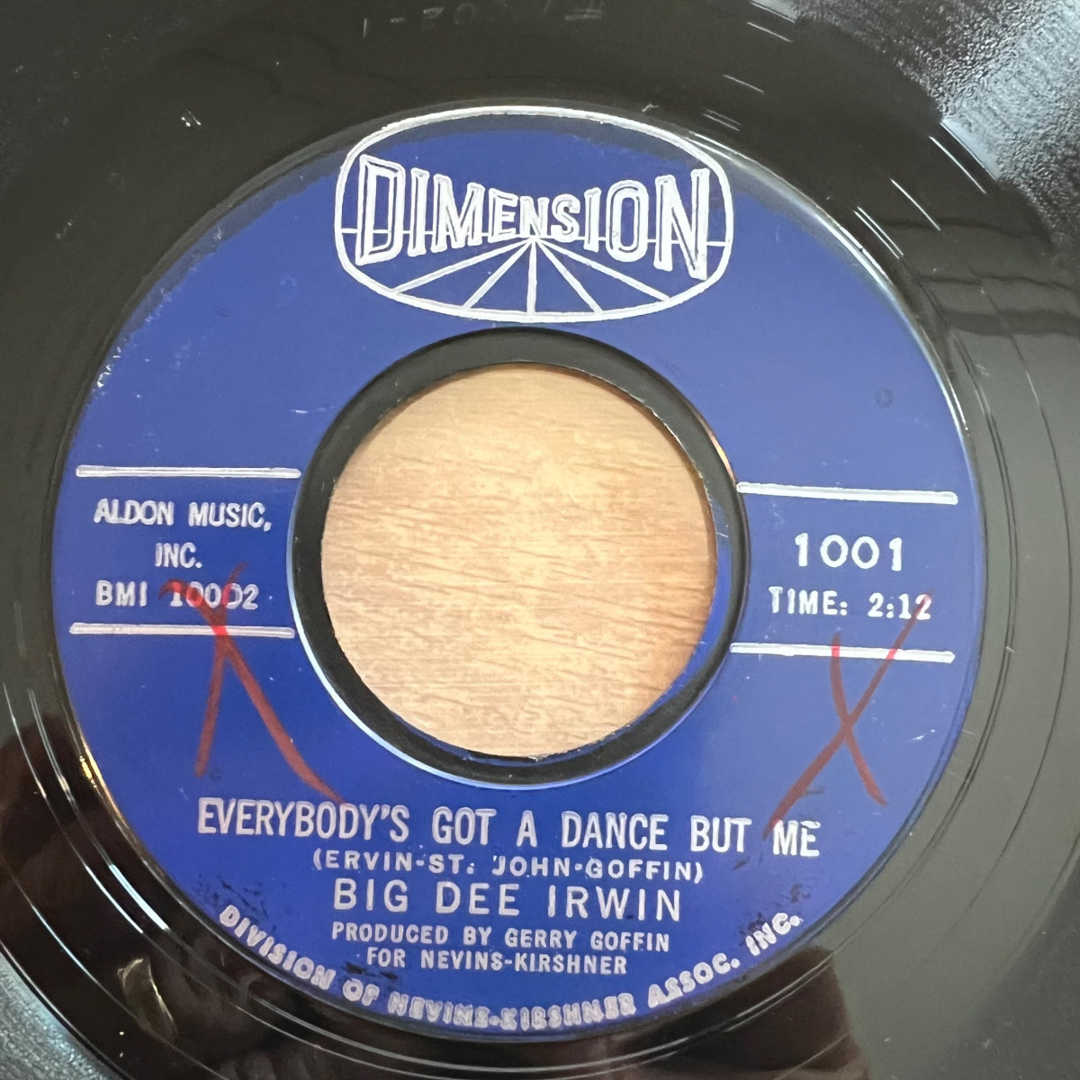 Big Dee Irwin - Everybody's Got Dance But Me / 1. US-Press. 1962 - (M-/Neutral)
