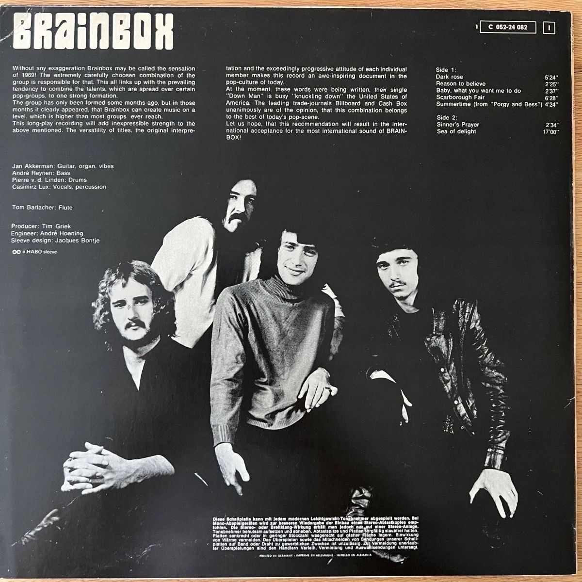 Brainbox - Same / 1. D-Press. 1969 - Very nice copy