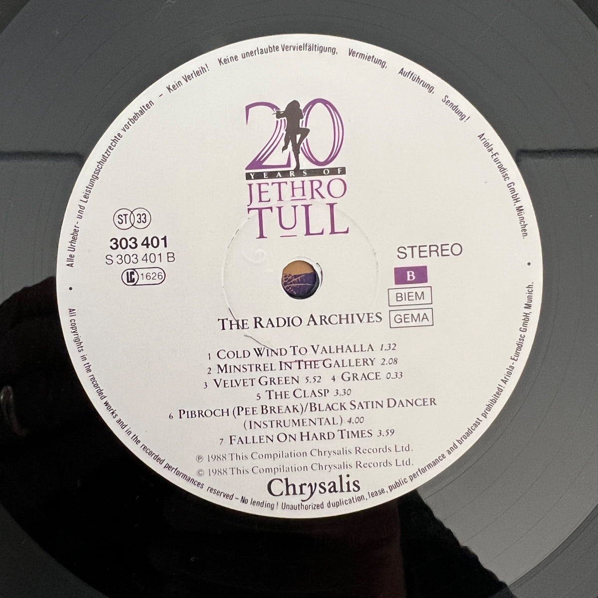 Jethro Tull - 20 Years Of Jethro Tull / 5 LP-Box incl. Book - 1. D-Press. 1988 - (M-/M-)