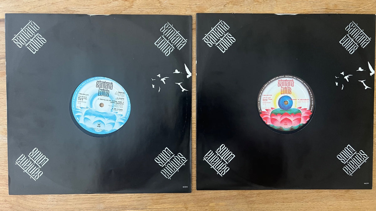 Santana - Lotus // 3 LP - 1. NL-Press. 1975 - (M-/VG+)