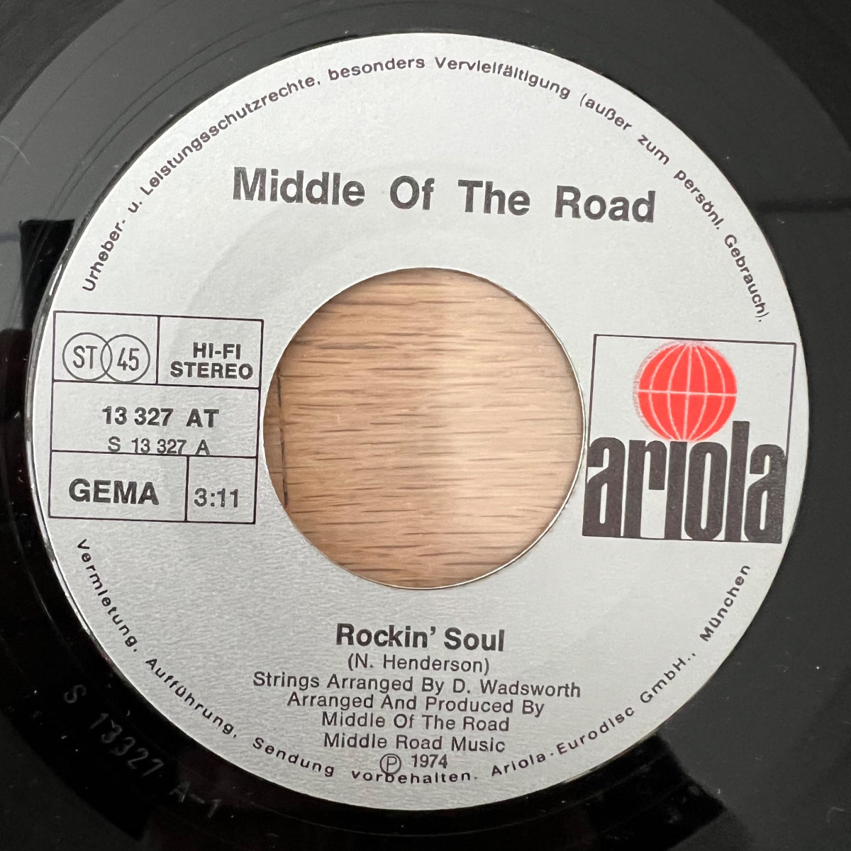 Middle Of The Road - Rocking' Soul / 1. D-Press. 1974 - (M-/VG++)