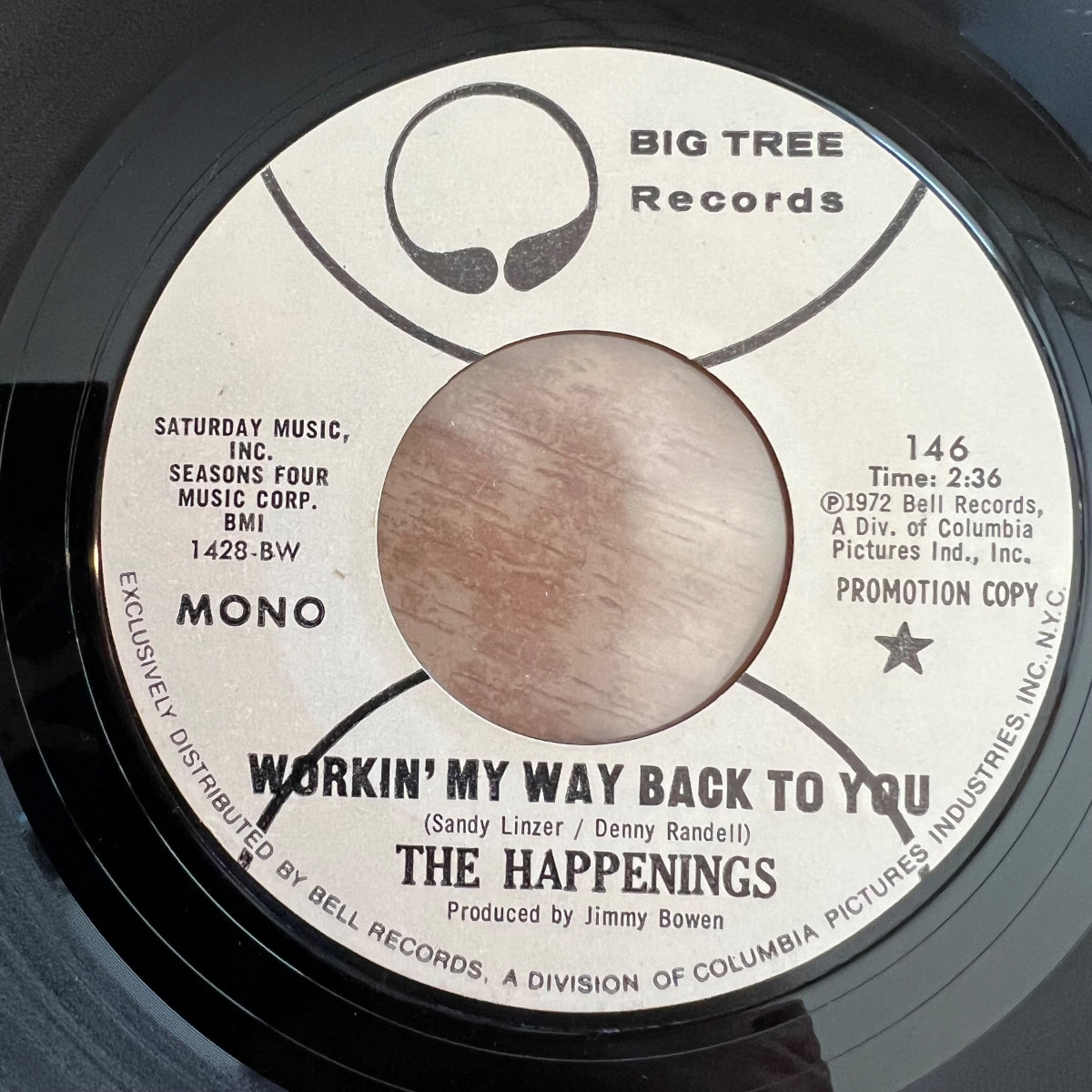 Happenings - Workin' My Way Back To You / US-Promo 1972 - (M-/Neutral)