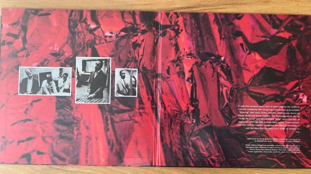 Milt Jackson Sextet - Invitation // Audiophile MFSL 2009 - (M-/M-)