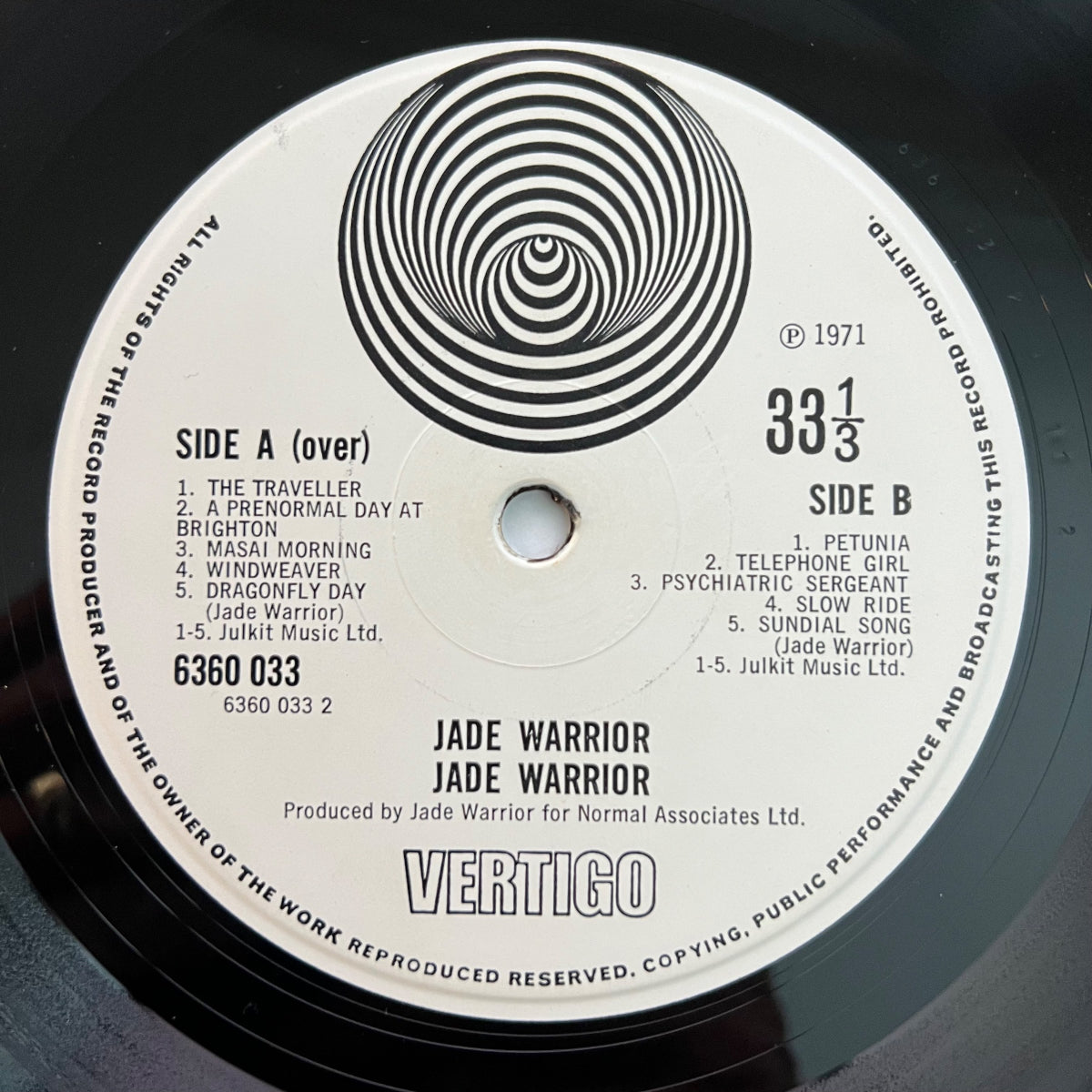 Jade Warrior - Same / 1. UK-Press. 1971 - (VG++/VG+)
