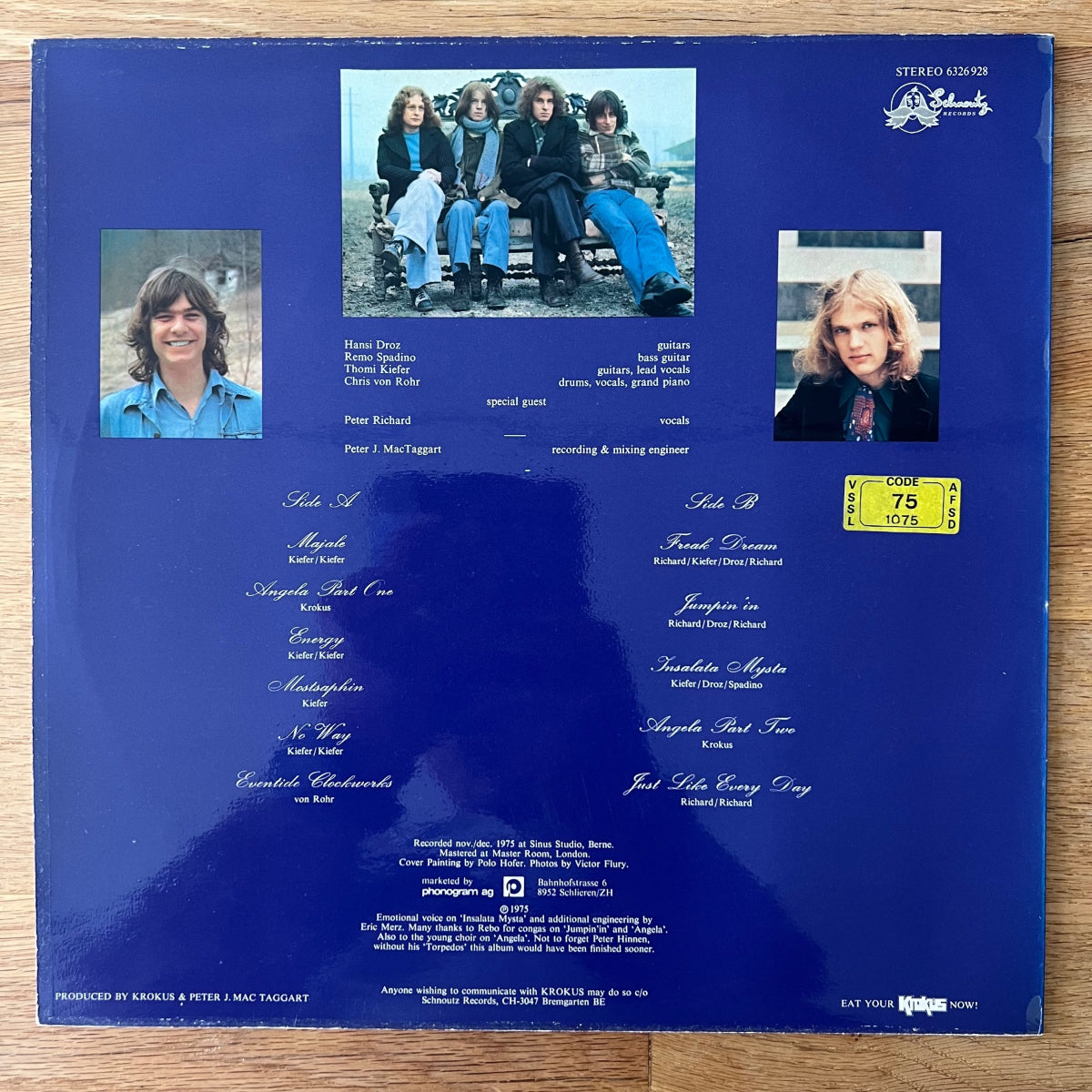 Krokus - Same / 1. Swiss-Press. 1976 - (M-/M-)