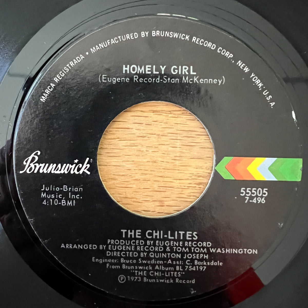 Chi-Lites - Homely Girl / 1. US-Press. 1973 - (M-/Neutral)