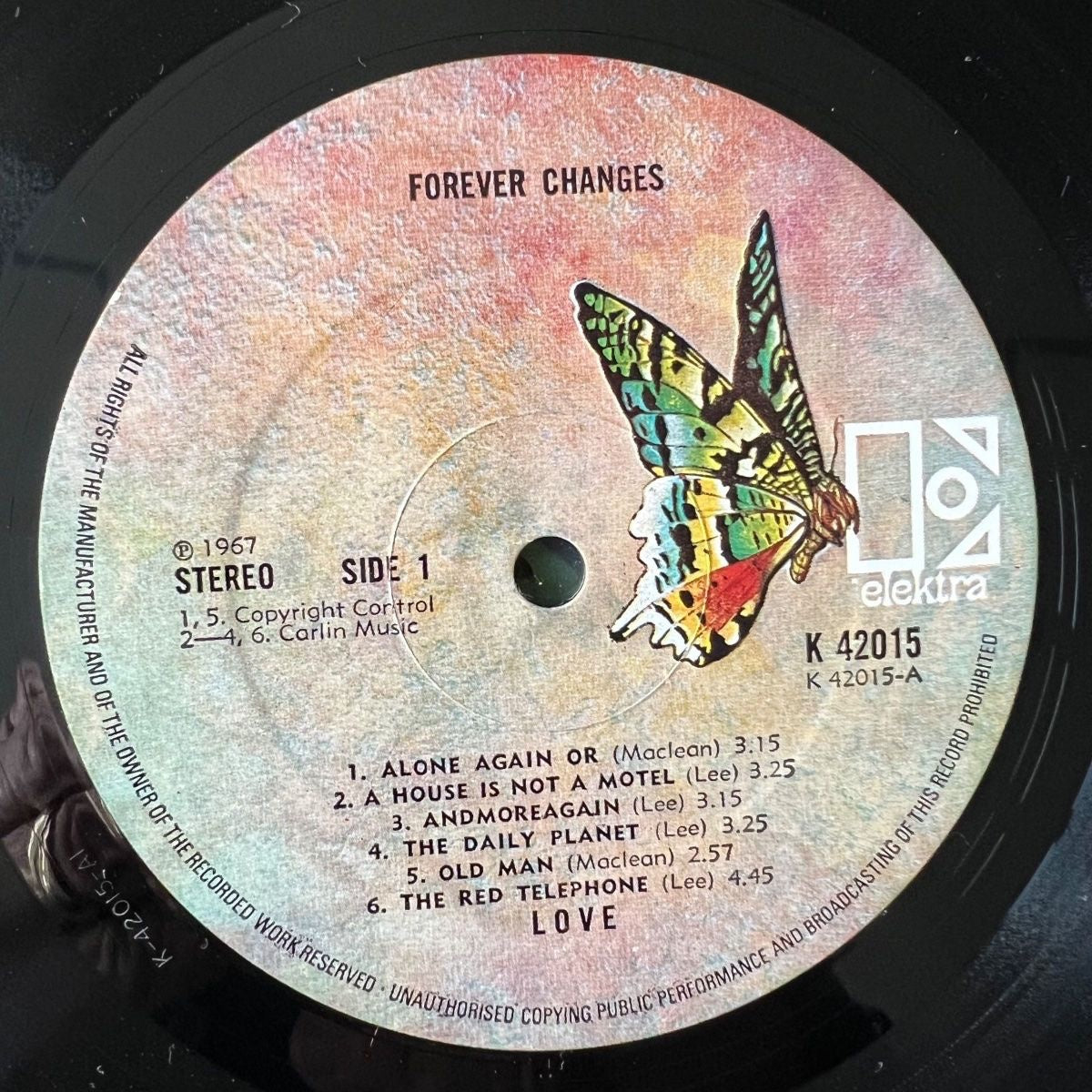 Love - Forever Changes / UK-Press. 1971 - (VG++/VG++)