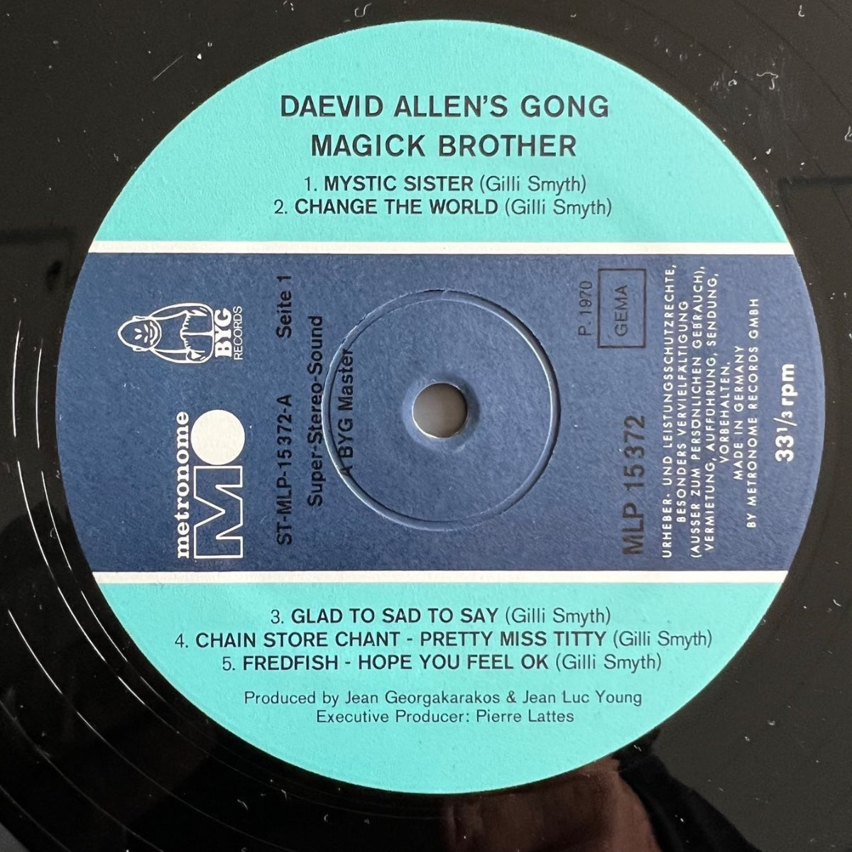 Daevid Allen's Gong - Magick Brother / 1. D-Press 1970 - (M-/M-)