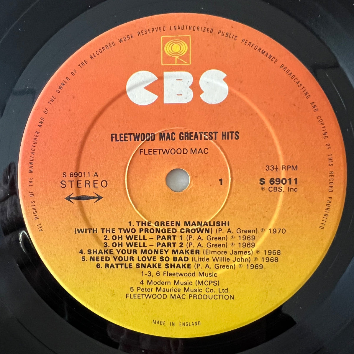 Fleetwood Mac - Greatest Hits / UK-Press. - (M-/M-)