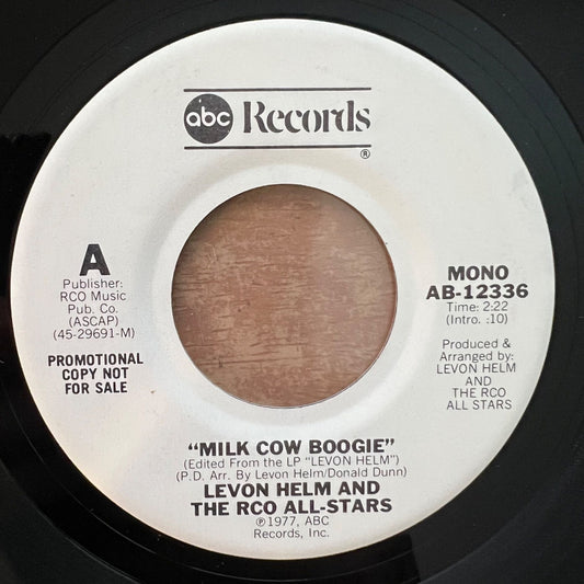 Levon Helm - Milk Cow Boogie / US Promo 1977 - (M-/Neutral)