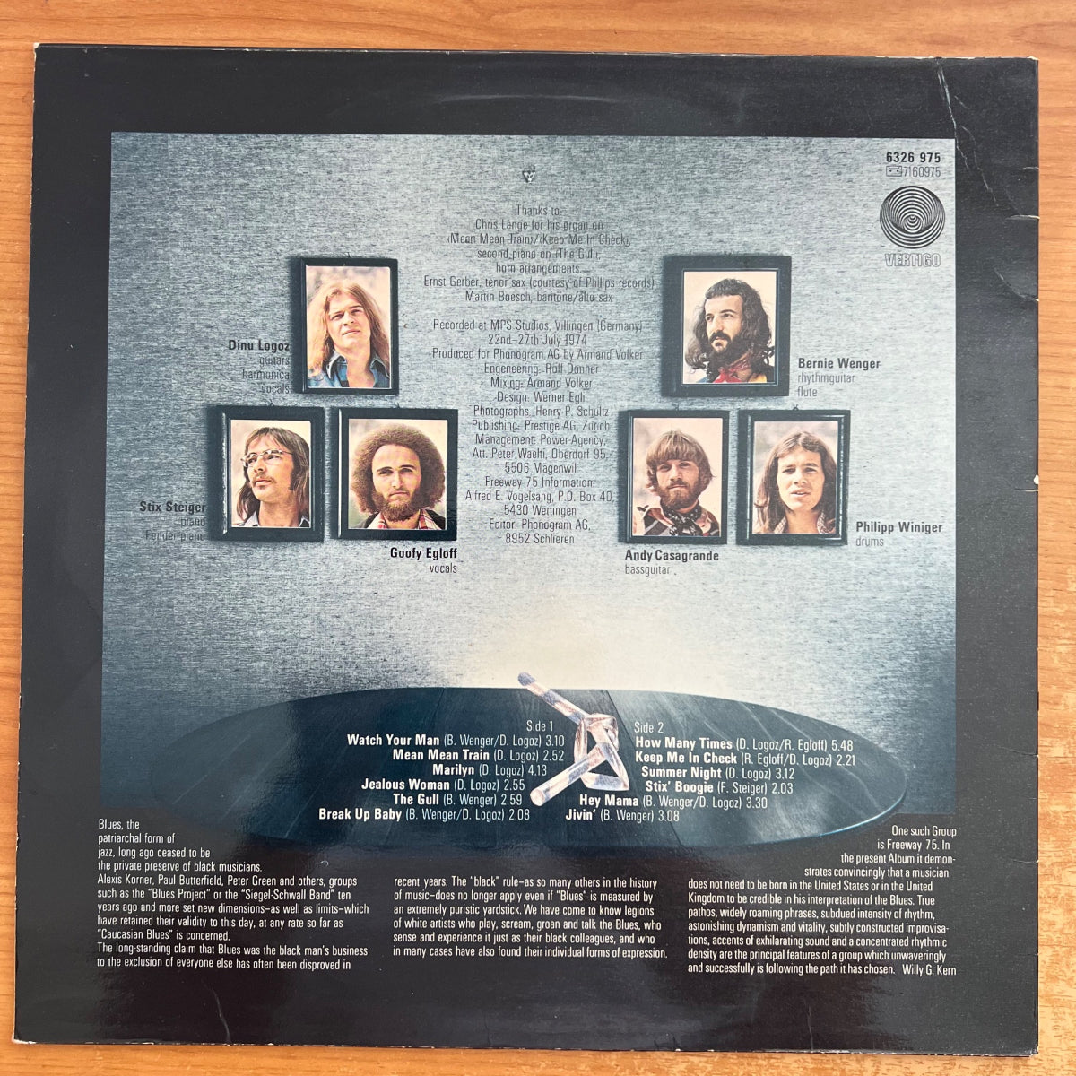 Freeway 75 - Boozed / 1. Swiss-Press. 1974 - (M-/VG++)