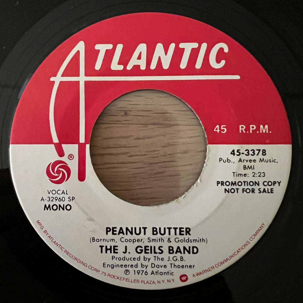 J. Geils Band - Peanut Butter / US-Promo 1976 - (VG++/Neutral)