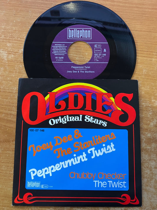 Joey Dee & The Starliters - Peppermint Twist / D-Press. 1981 - (M-/M-)