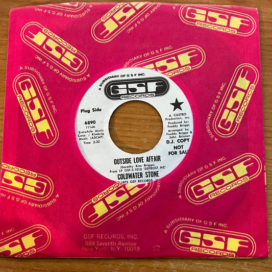 Coldwater Stone - Outside Love Affair / US-Promo 1973 - (M- / VG++)