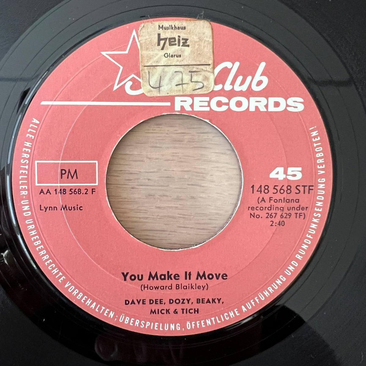 Dave Dee, Dozy, Beaky, Mick & Tich - Bend It / 1. D-Press. 1966 - (VG+/VG)