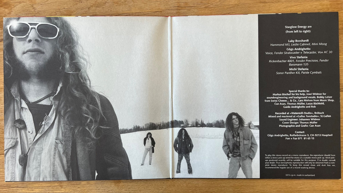 Starglow Energy - Time Machine / 1. Swiss Press. 1995 - (M-/M-)