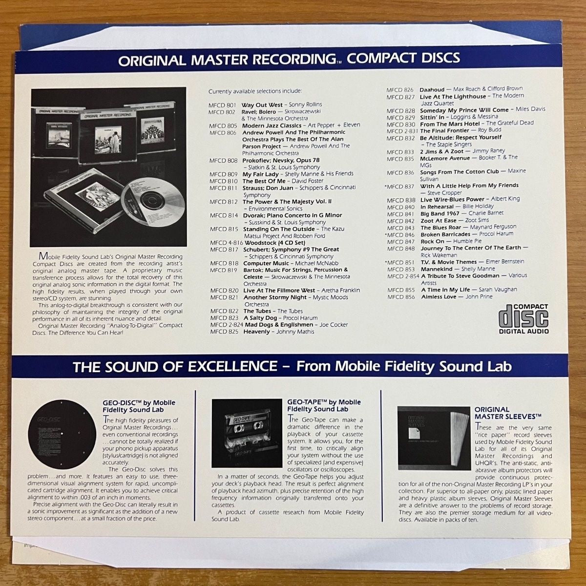 Grateful Dead - From The Mars Hotel / Audiophile MFSL 1984 - (VG++/VG++)