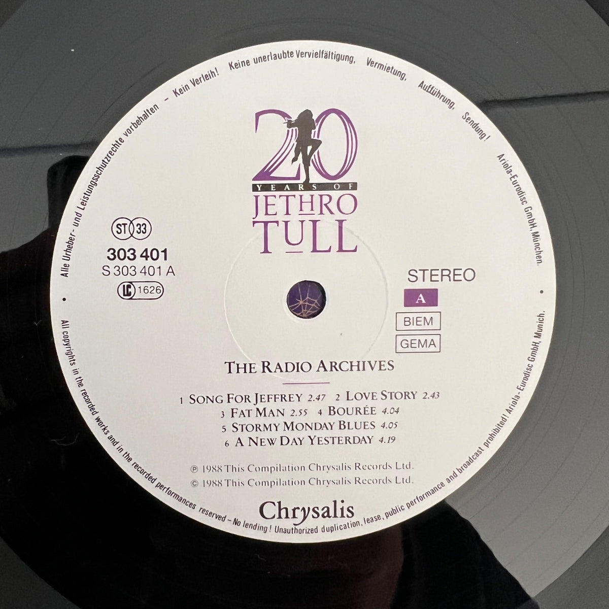 Jethro Tull - 20 Years Of Jethro Tull / 5 LP-Box incl. Book - 1. D-Press. 1988 - (M-/M-)