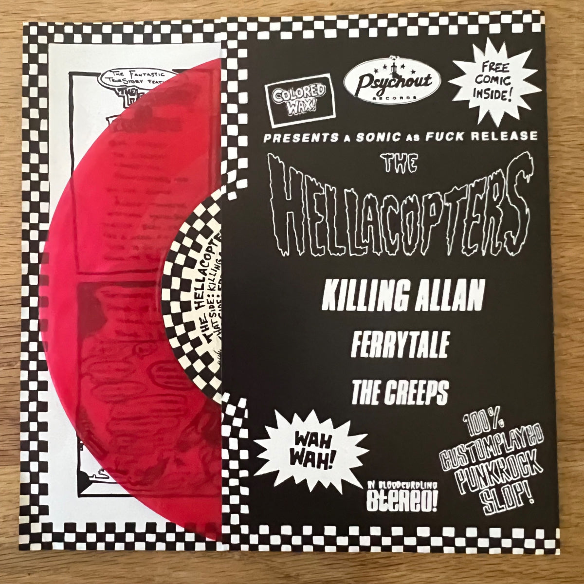 Hellacopters - Killing Allan / 7" EP - 1. Sweden-Press. 2002 - (M-/M-)