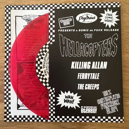Hellacopters - Killing Allan / 7" EP - 1. Sweden-Press. 2002 - (M-/M-)