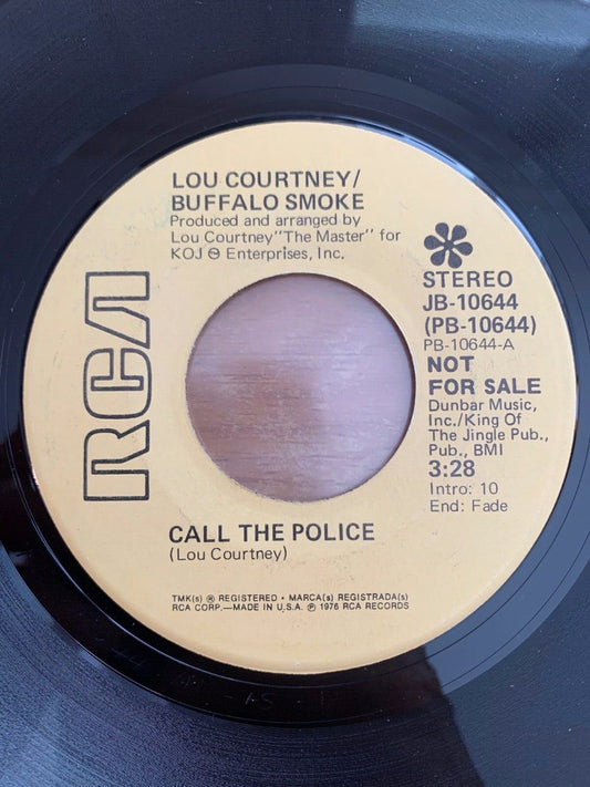 Lou Courtney & Buffalo Smoke - Call The Police / US-Promo 1976 - (VG++/Neutral)