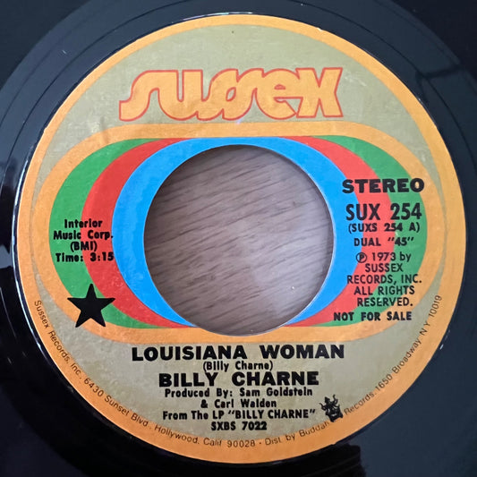 Billy Charne - Louisiana Woman / 1. US-Press. 1973 - (VG++/Neutral)
