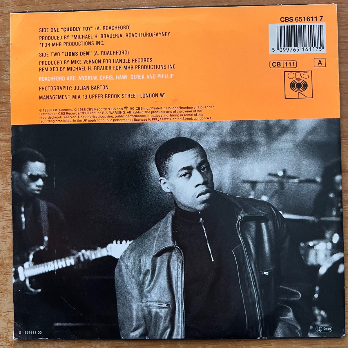 Roachford - Cuddly Toy / 1. NL-Press.1988 - (M-/M-)