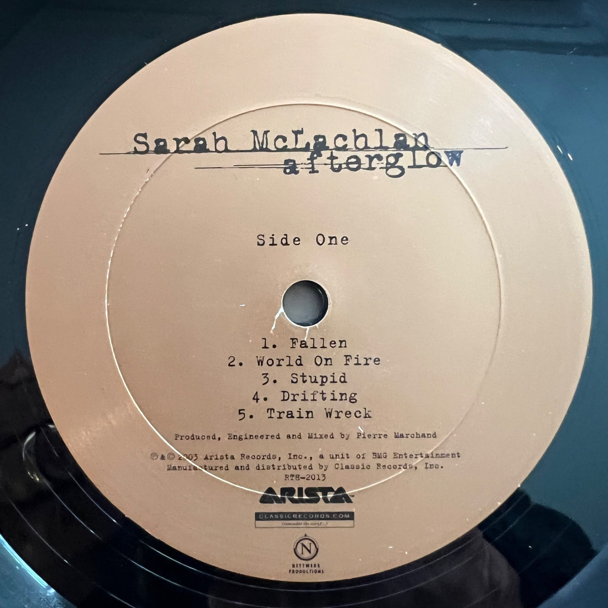 Sarah McLachlan - Afterglow / 1. US-Press. 2003 - Audiophile Press. - (M-/M-)