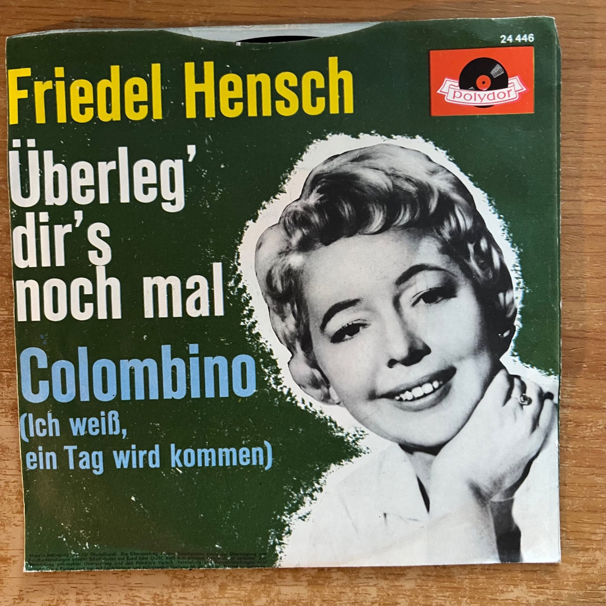 Friedel Hensch - Think Again / 1st press. 1961 - (VG+/VG++)