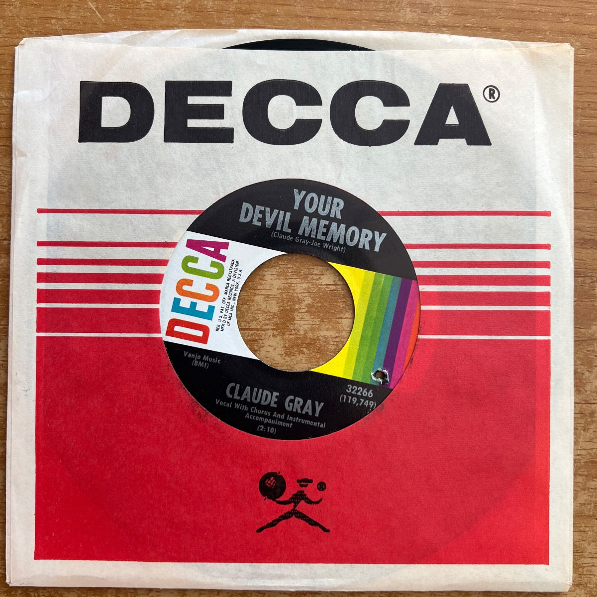 Claude Gray - The Easy Way Out / 1. US-Press. 1968 - (M-/VG++)